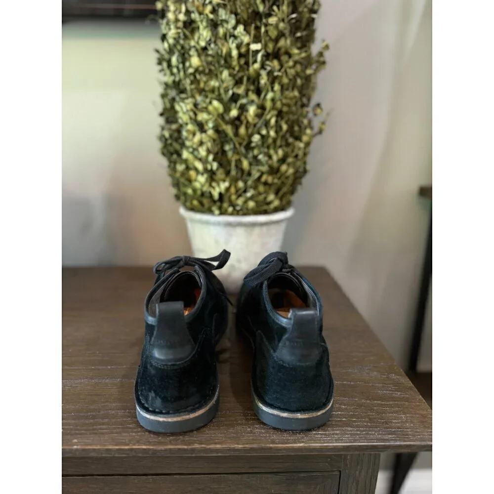 John Varvatos Star Suede Chukka Boot Black Mens Size 9.5